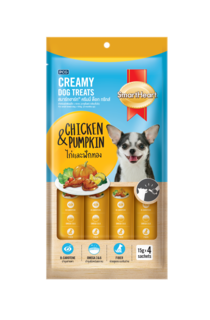 SmartHeart Creamy Dog Treats - Chicken and Pumpkin