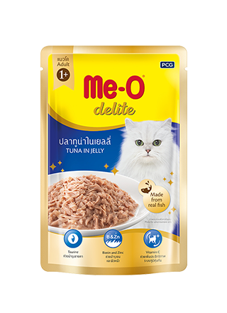 Me-O Delite Cat Pouch - Adult - Tuna in Jelly
