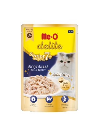 Me-O Delite Cat Pouch - Senior - Tuna in Jelly