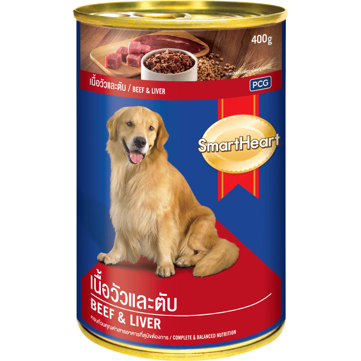 SmartHeart Dog Can - Adult - Beef & Liver
